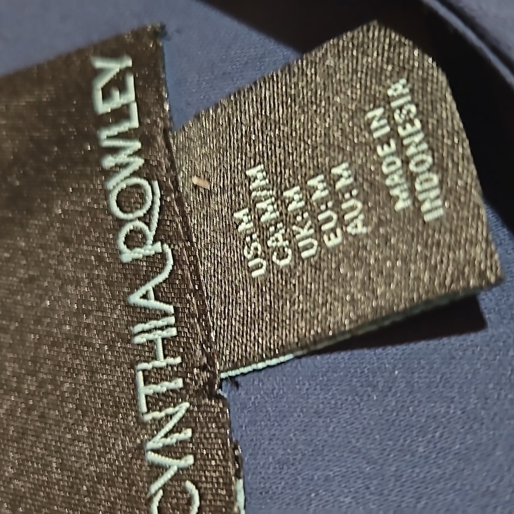 Cynthia Rowley | Blue Colorblock Shift Dress - Picture 5 of 11
